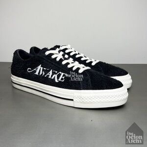 Size 10 Awake NY x Converse One Star Pro Low 'Black' A07143C New